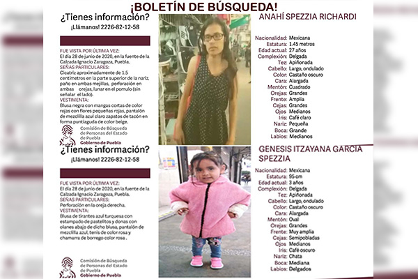 Continúa la búsqueda de madre e hija desaparecidas hace casi dos meses
