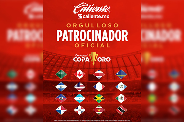 Caliente se convierte en patrocinador oficial de la Copa Oro 2025